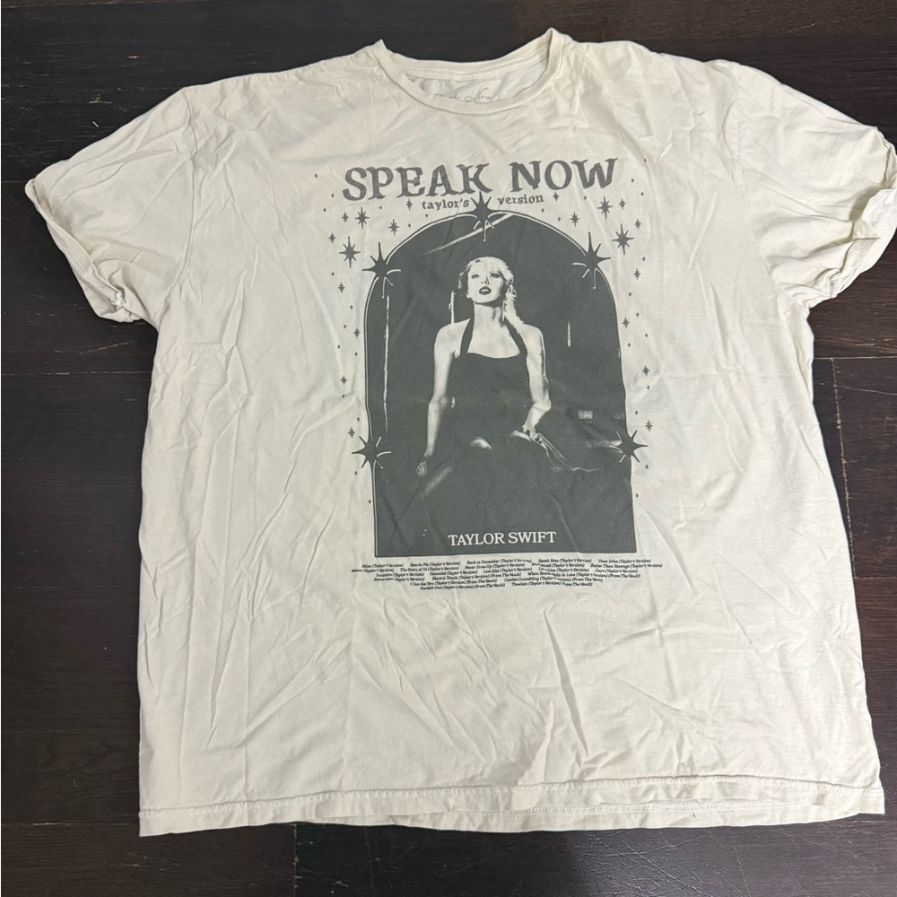 Official Taylor Swift Speak Now Shirt